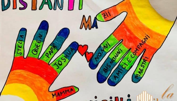 Lecco, mostra nel cortile della biblioteca: I lavori dei bambini della classe 5^ N. Sauro di Germanedo